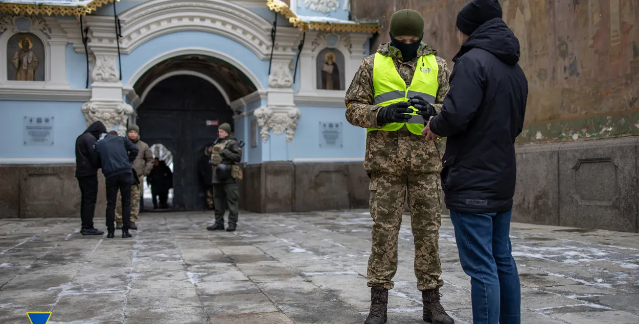 Обыск в Киево-Печерской лавре / ssu.gov.ua
