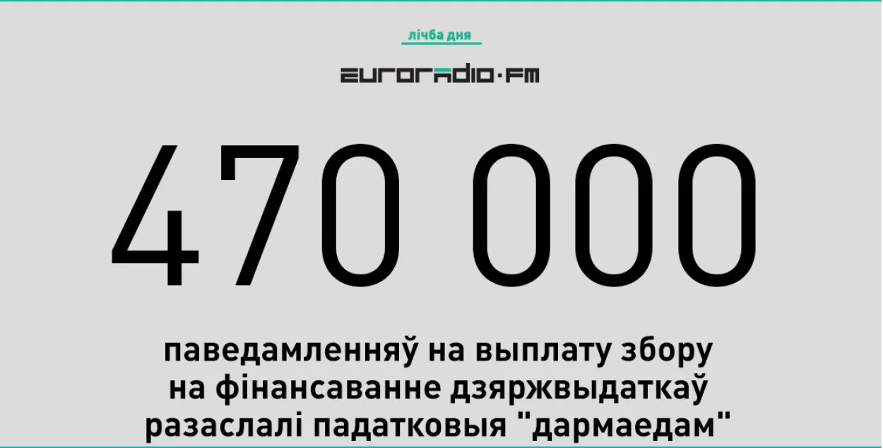 62 700 беларусаў заплацілі падатак на дармаедства​