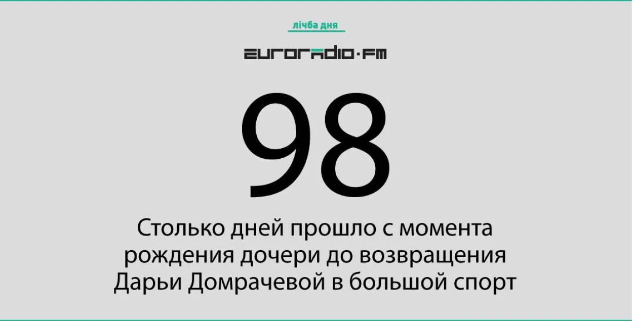 Лічба дня — 98 дзён Дар'і Домрачавай