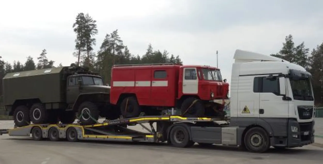 Літва не пусціла грузавік з Беларусі: ён можа выкарыстоўвацца як вайсковы