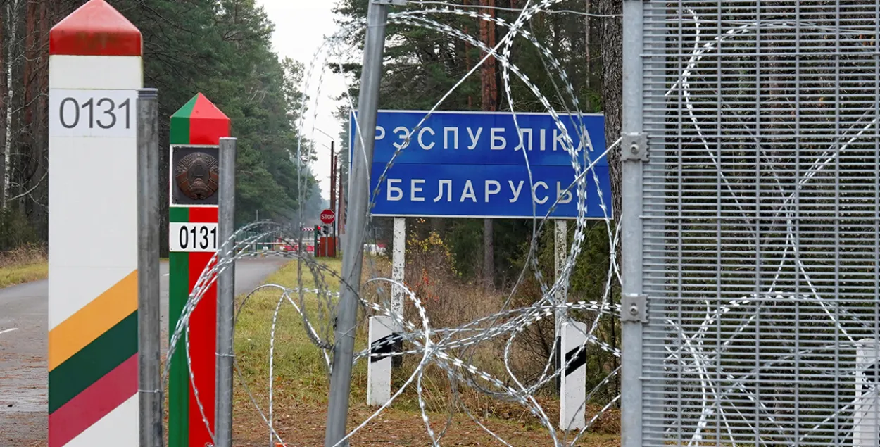 Мяжа Беларусі і Літвы / Reuters
