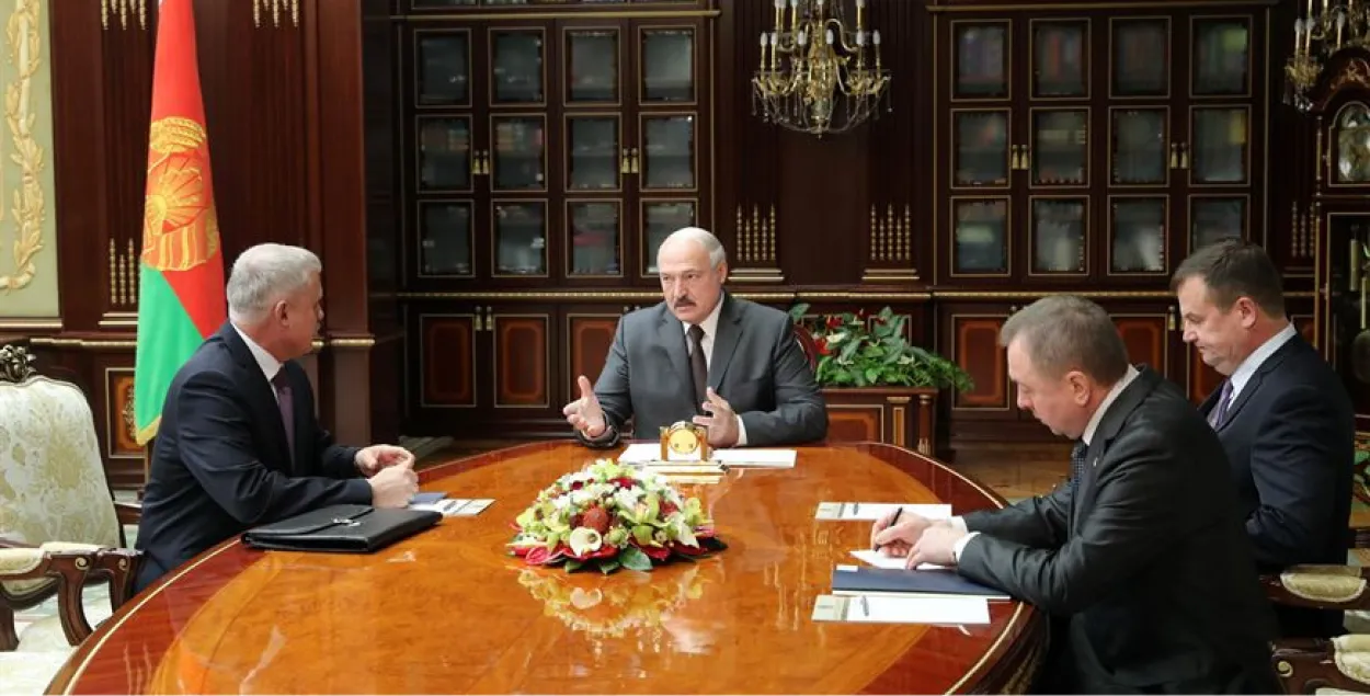 Во время встречи Лукашенко с Засем / БЕЛТА​