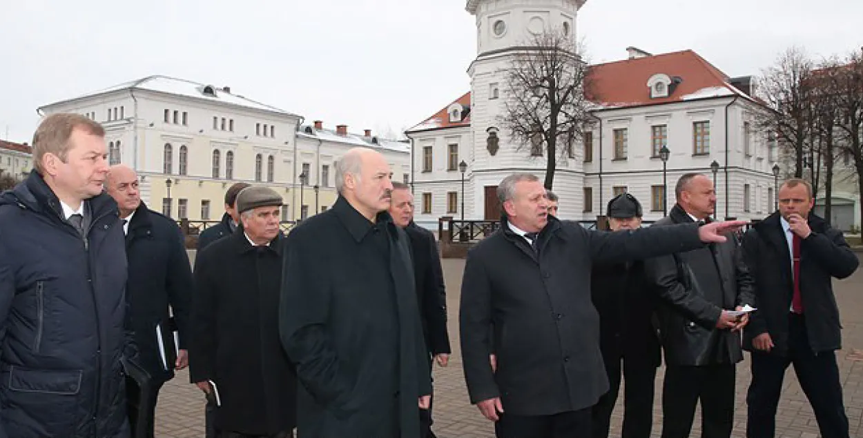 Лукашэнка загадаў зрабіць Магілёў прыгажуном да 2020 года