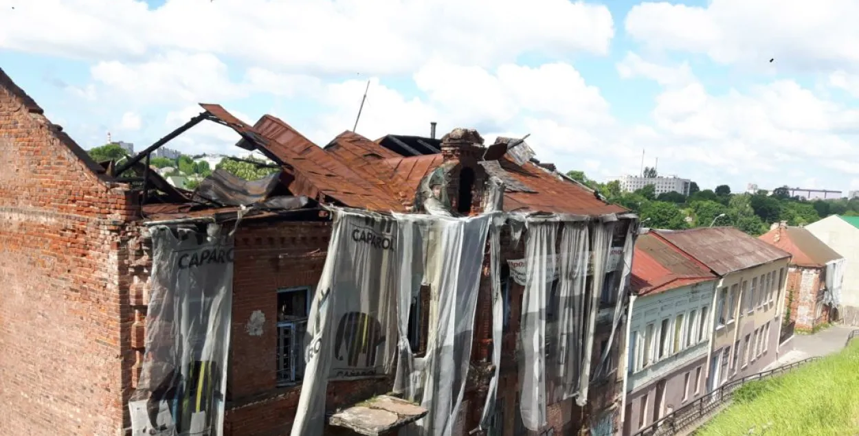 У Магілёве згарэў стары будынак — помнік архітэктуры ХІХ стагоддзя