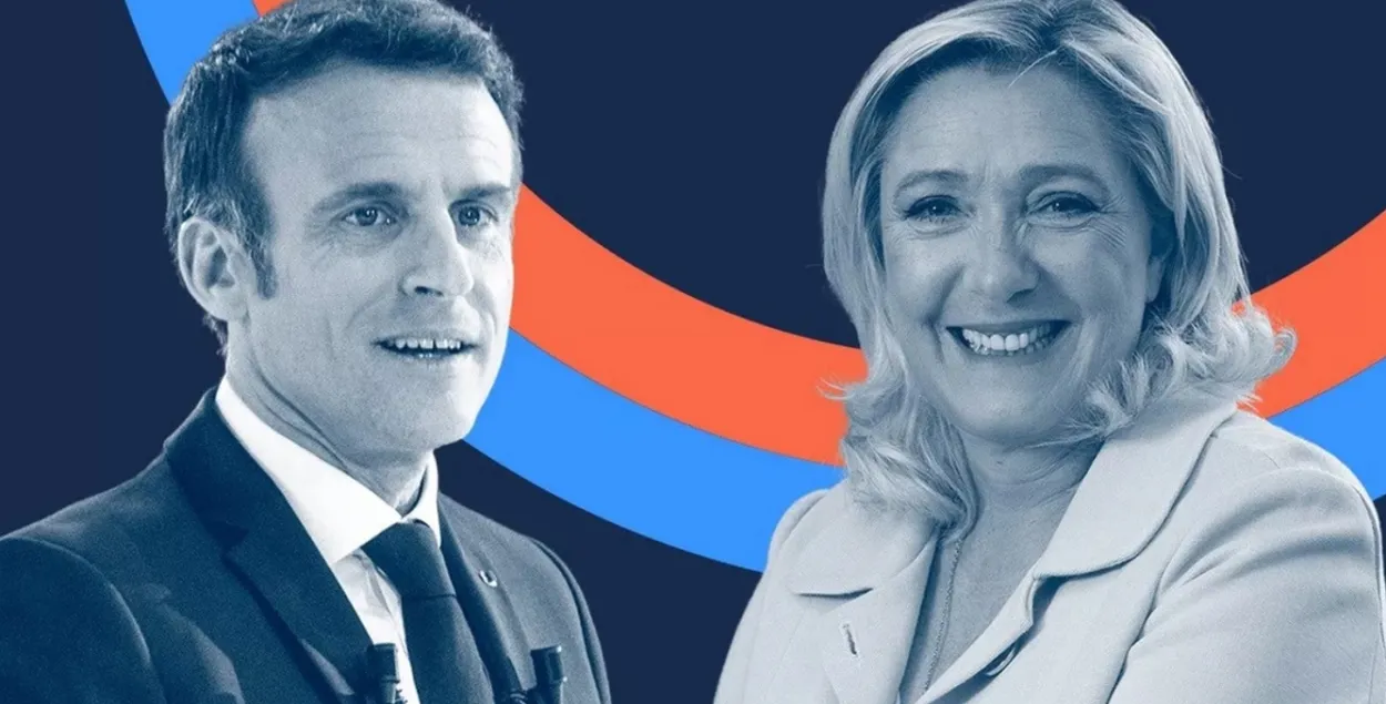 Эммануэль Макрон и Марин Ле Пен / lefigaro.fr