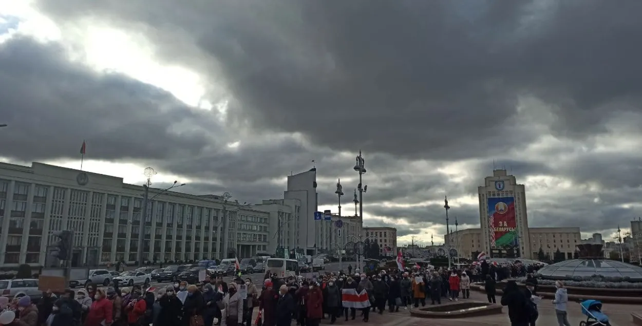 Марш пенсионеров и медиков / Еврорадио​