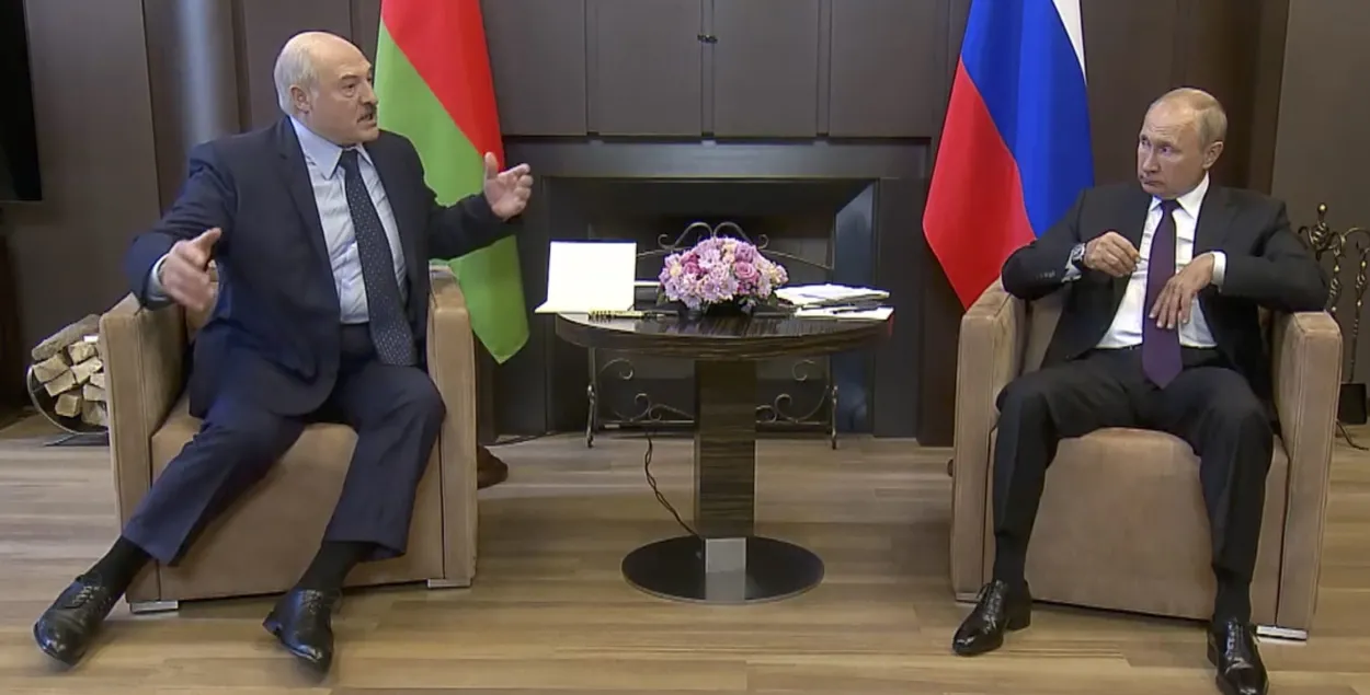 Аляксандр Лукашэнка і Уладзімір Пуцін / прэс-служба Крамля