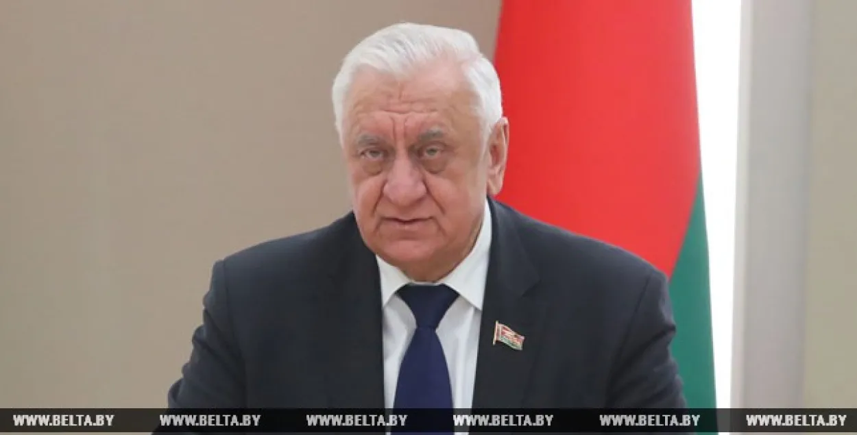 Council of the Republic head Mikhail Myasnikovich. Photo: BELTA