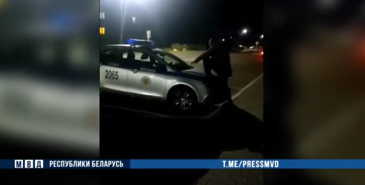 Момент правонарушения попал на видео / Скриншот с видео МВД