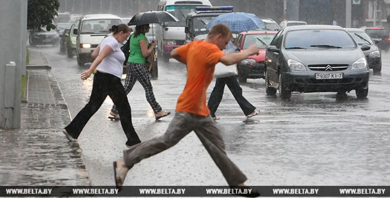 Да канца тыдня ў Беларусі будзе цёпла і дажджліва