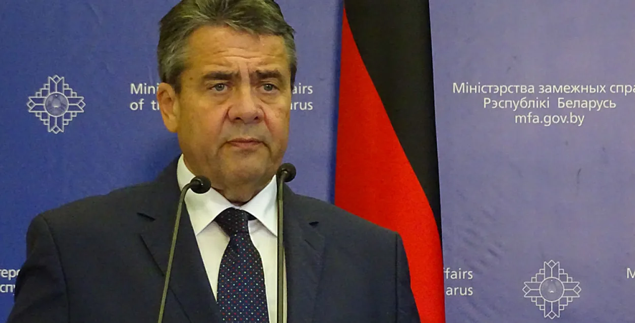 German Foreign Minister Sigmar Gabriel in Minsk on 17 November 2017. Photo: Zmicier Lukashuk&nbsp;(Euroradio).