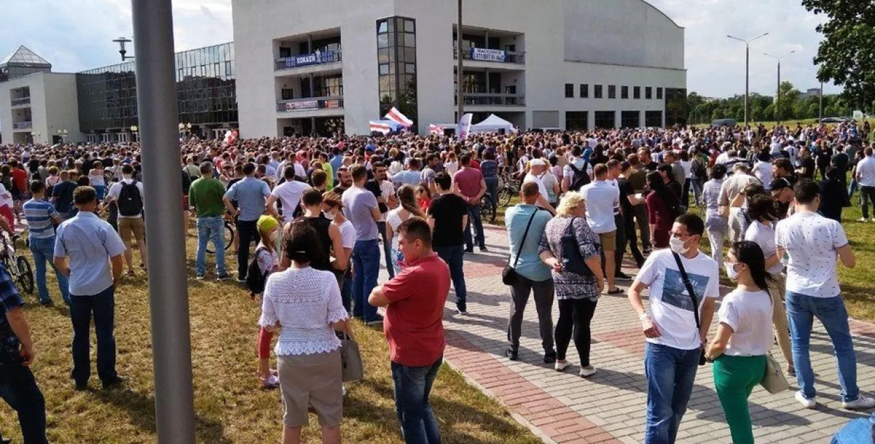 Пікет Святланы Ціханоўскай у&nbsp;Магілёве / nn.by