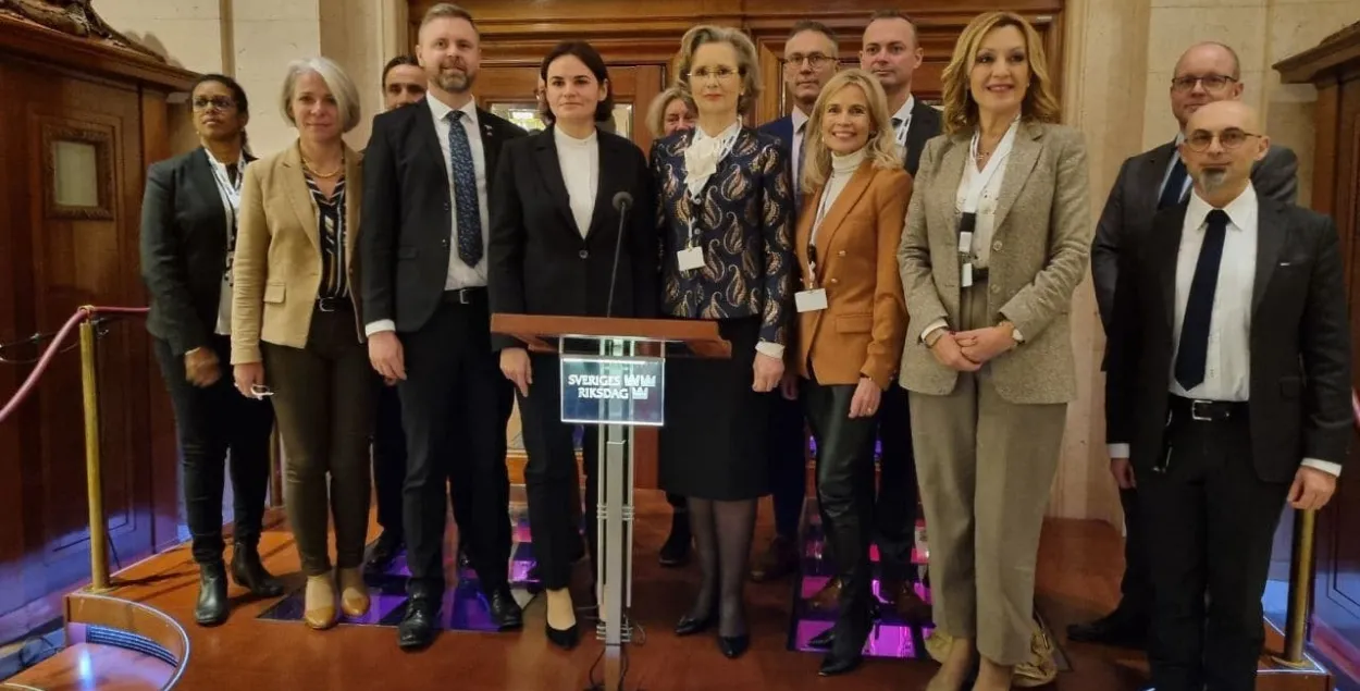 ​Святлана Ціханоўская падчас сустрэчы з кіраўніцтвам АБСЕ / tsikhanouskaya.org​
