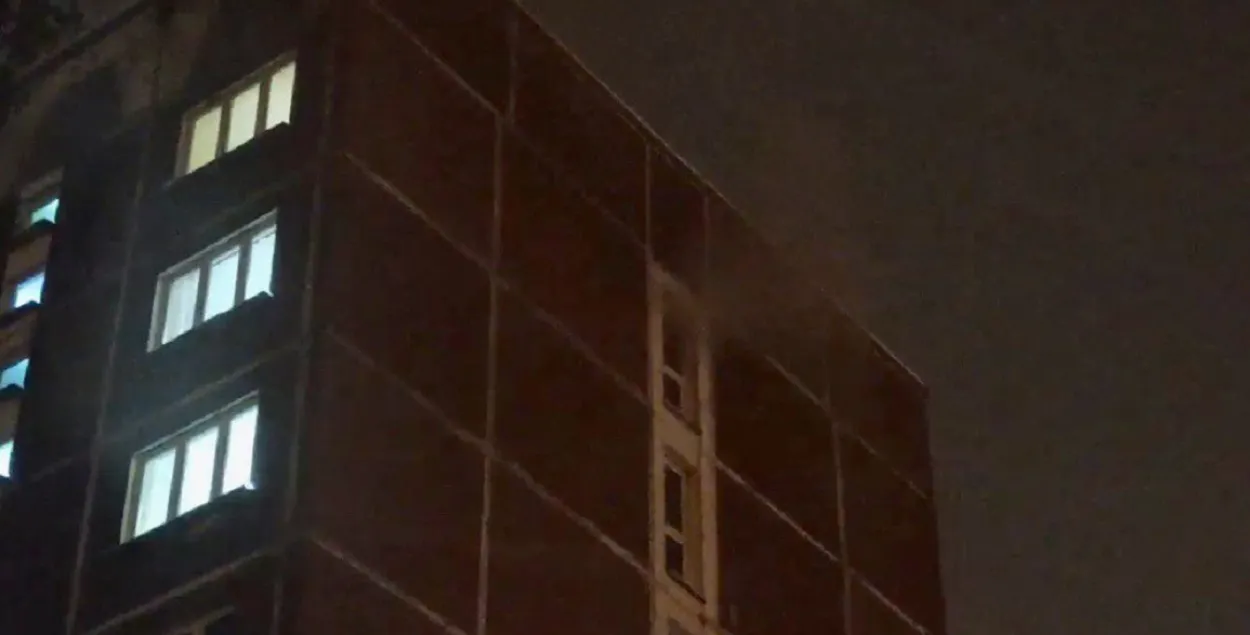 Будынак інтэрната, у якім адбыўся пажар / minsk.mchs.gov.by
