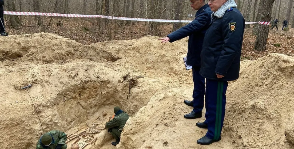 Генпракуратура заяўляе, што знайшла ў Гомельскім раёне "нямецкія Курапаты"