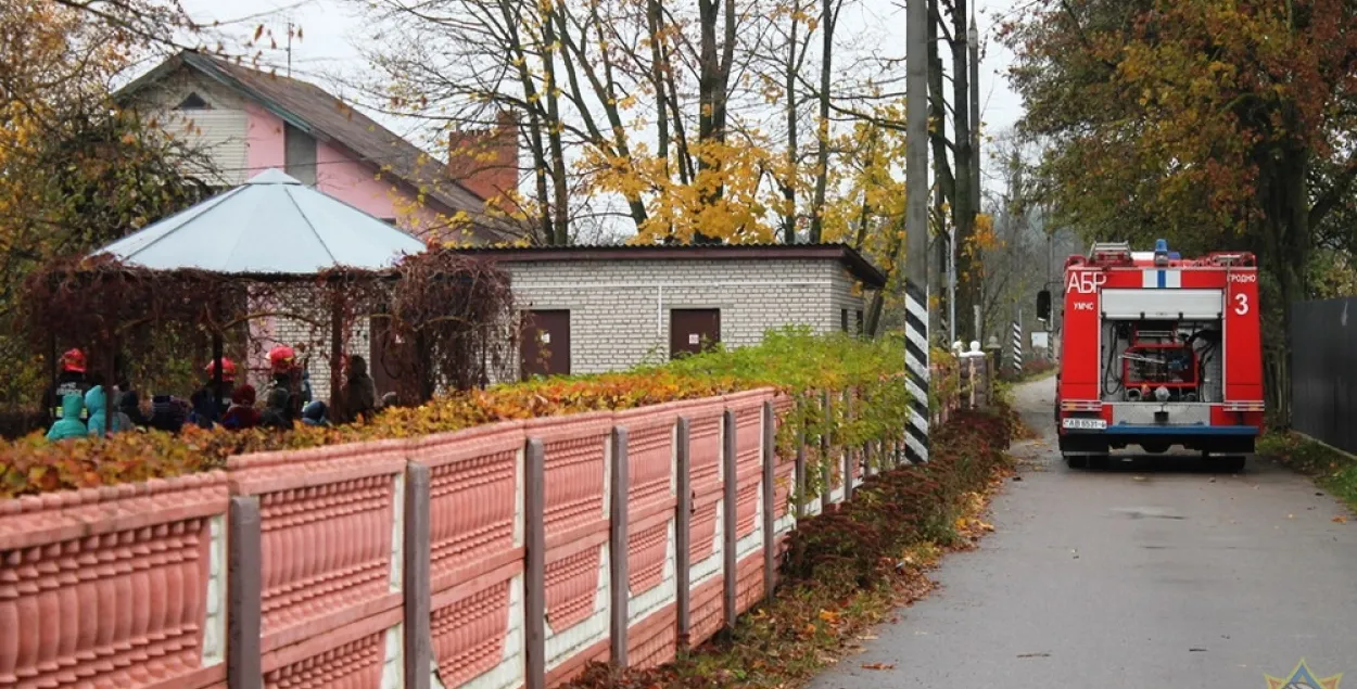 У дзіцячым садку каля Гродна адбыўся пажар