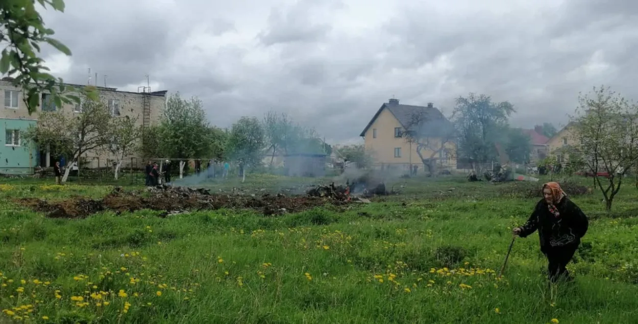 Загінуў пілот самалёта, які разбіўся ў Баранавічах