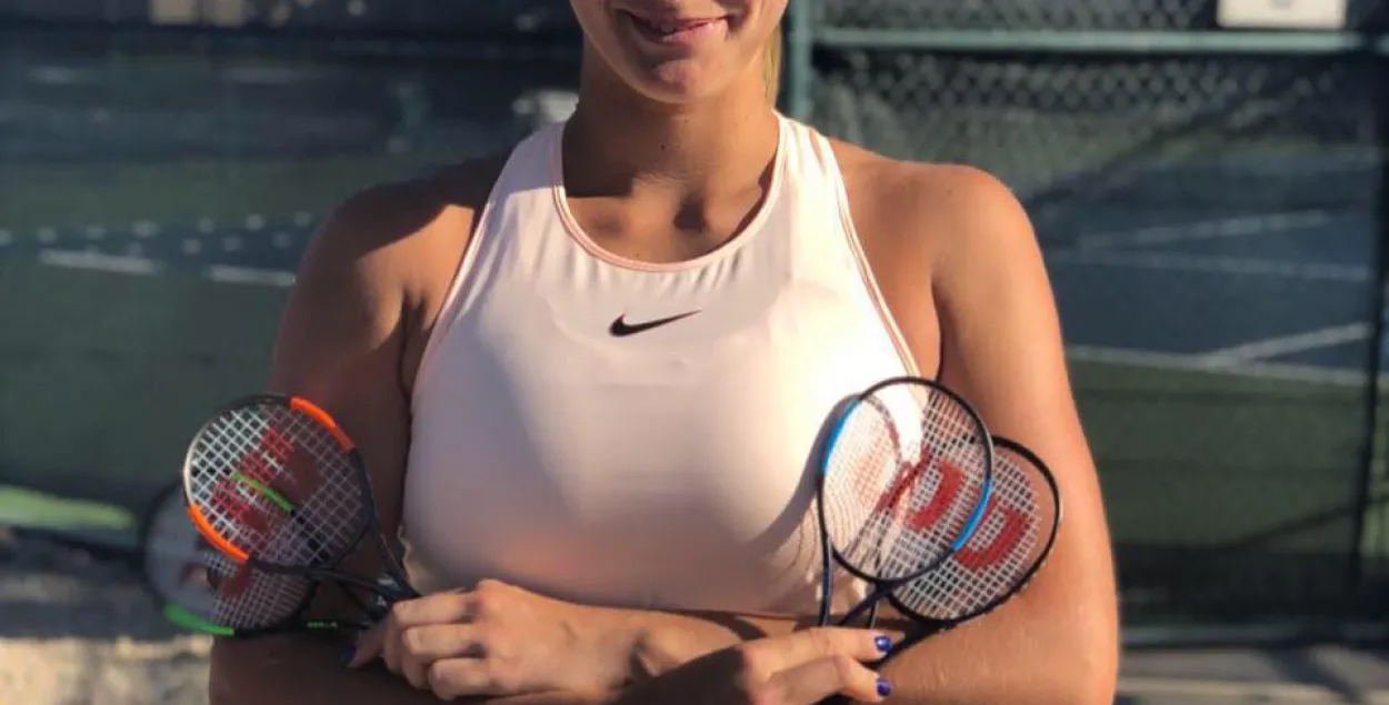 Aryna Sabalenka/ Facebook photo