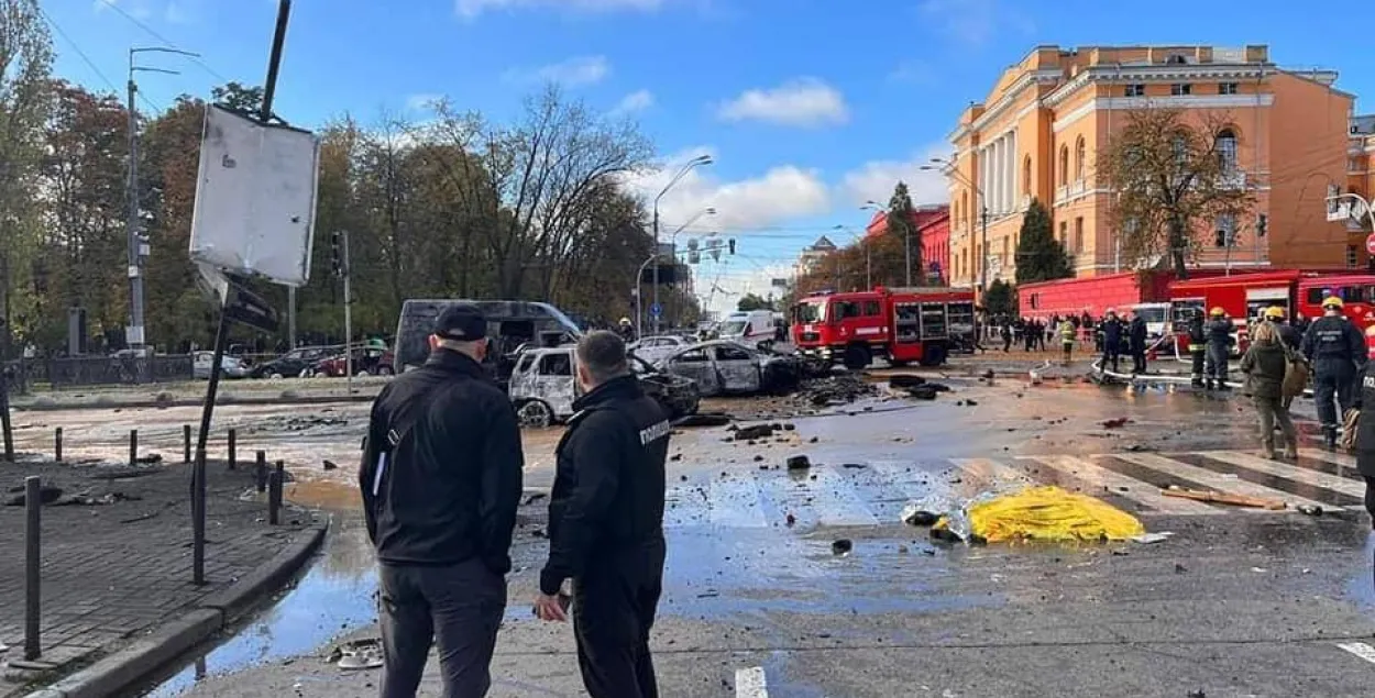 Специальные службы работают на местах взрывов в Киеве /&nbsp;@UA_National_Police
