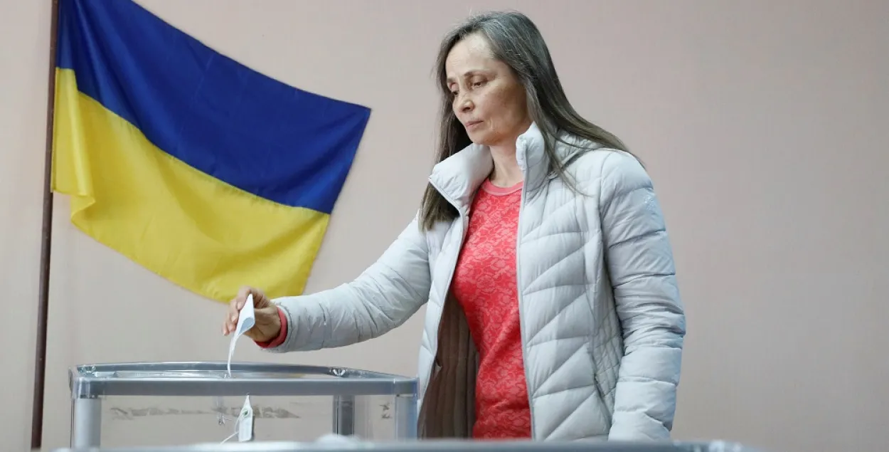 Украіна абірае прэзідэнта: у другім туры — Зяленскі і Парашэнка