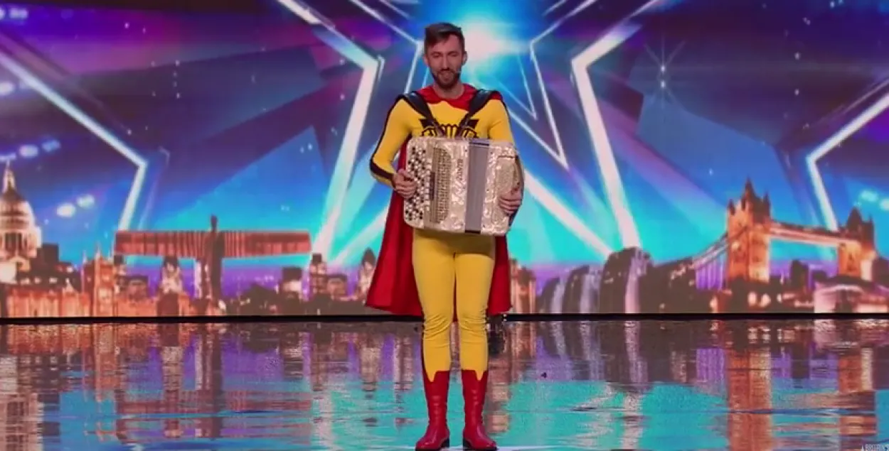 Беларускі баяніст Віталь Варанко выступіць у чвэрцьфінале Britain’s Got Talent