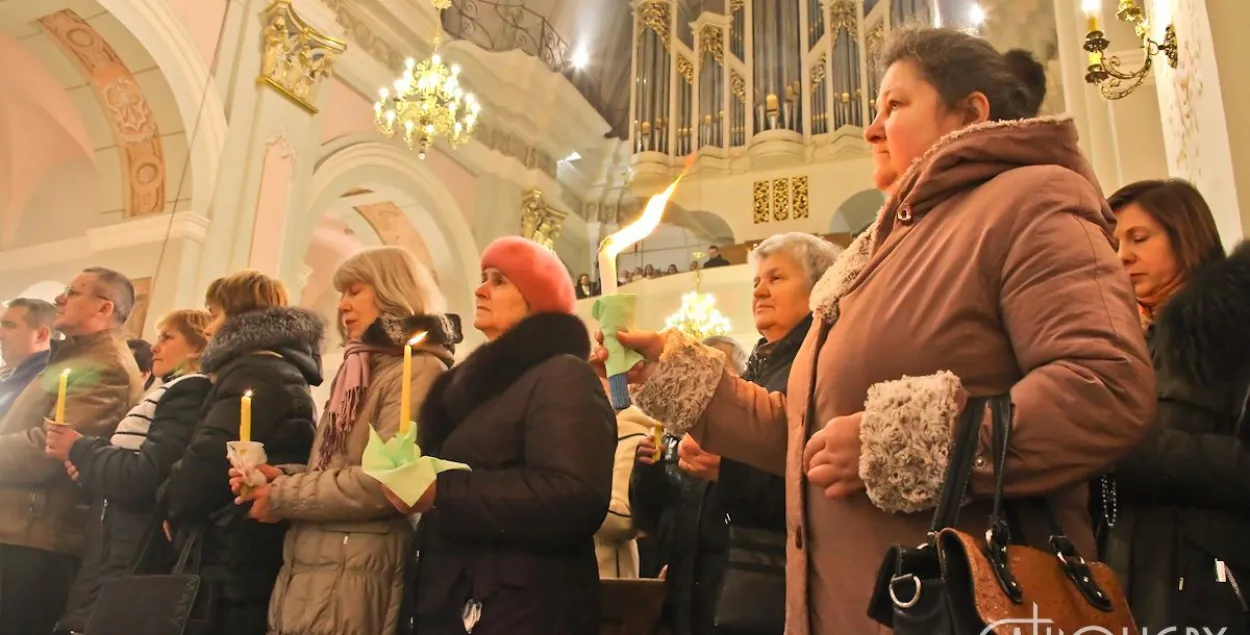 Католікі адзначаюць Вялікдзень — свята Уваскрэсення Хрыстовага