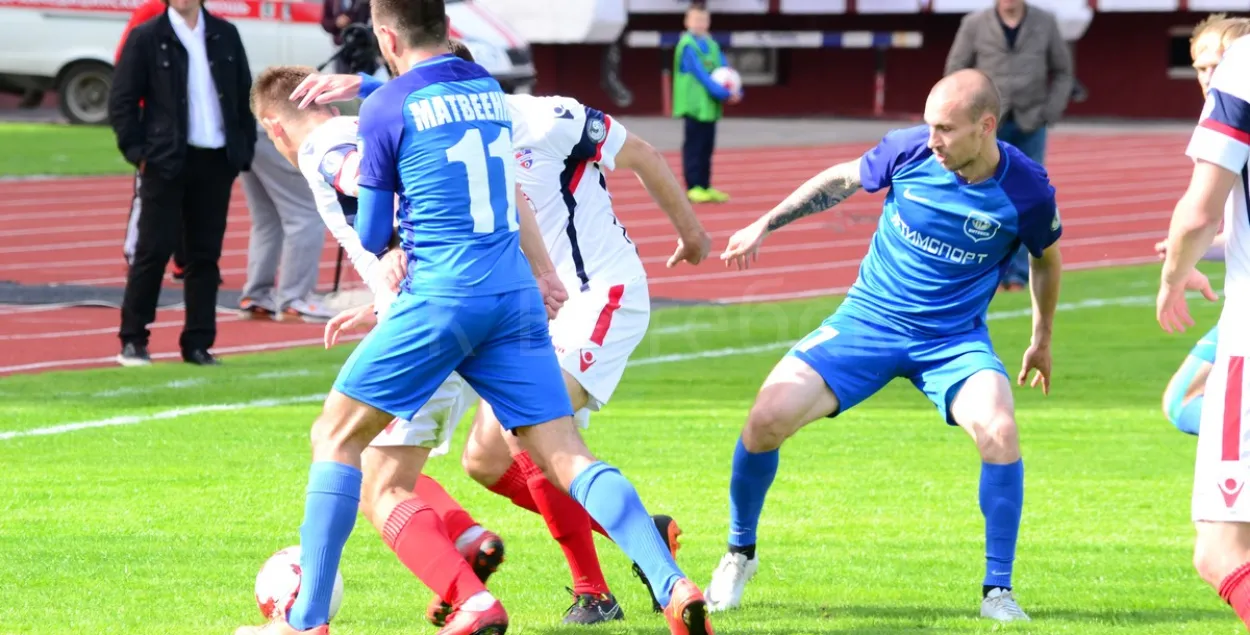 “Віцебск” выйшаў на трэцяе месца ў чэмпіянаце Беларусі па футболе