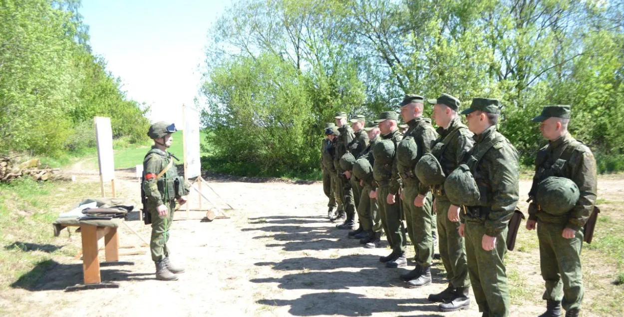 У Гомельскай вобласці правядуць мабілізацыйныя вучэнні