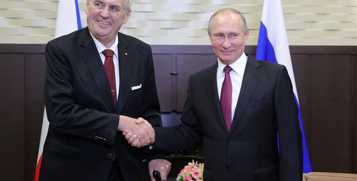 Милош Земан и Владимир Путин / ria.ru​