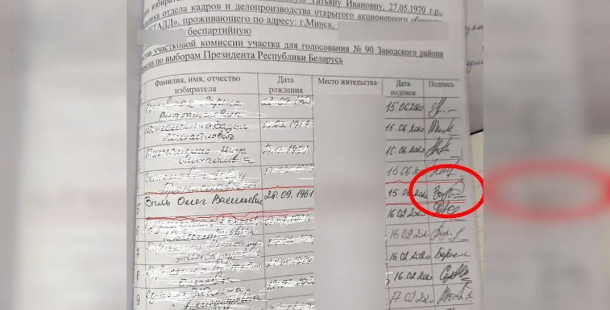 Подпись не моя: минчанин обнаружил, что “выдвинул” незнакомую женщину в УИК