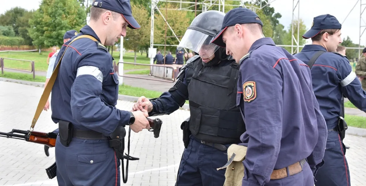 Міліцыянеры з Гродзенскай вобласці