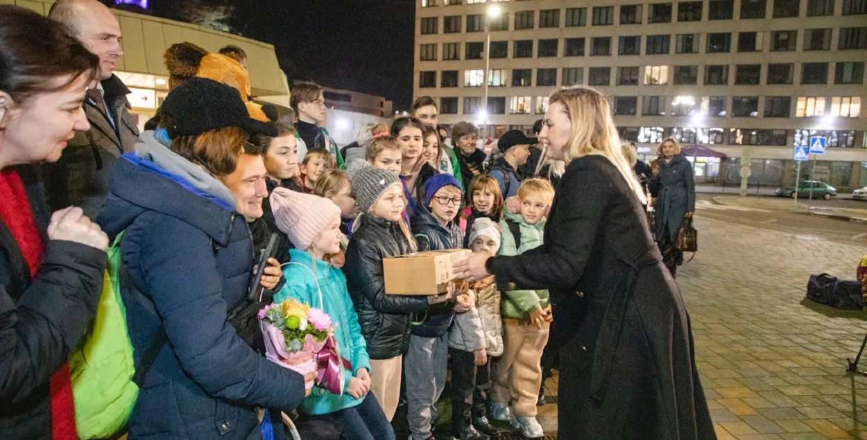 Аляксей Талай зноў прывёз дзяцей з акупаванай Расіяй тэрыторыі Украіны