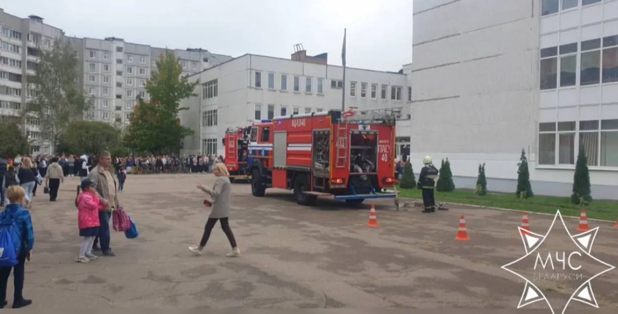 З будынка вывелі каля 630 чалавек