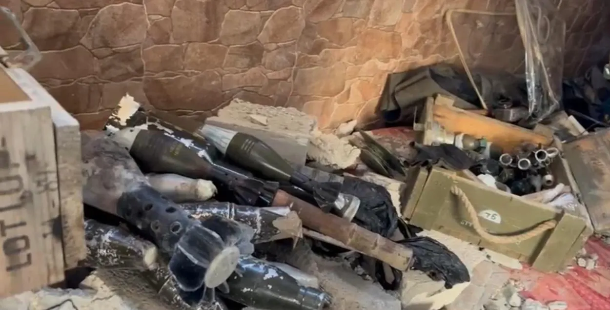 Зброю, боепрыпасы і падземныя сховішчы нярэдка знаходзяць у бальніцах
