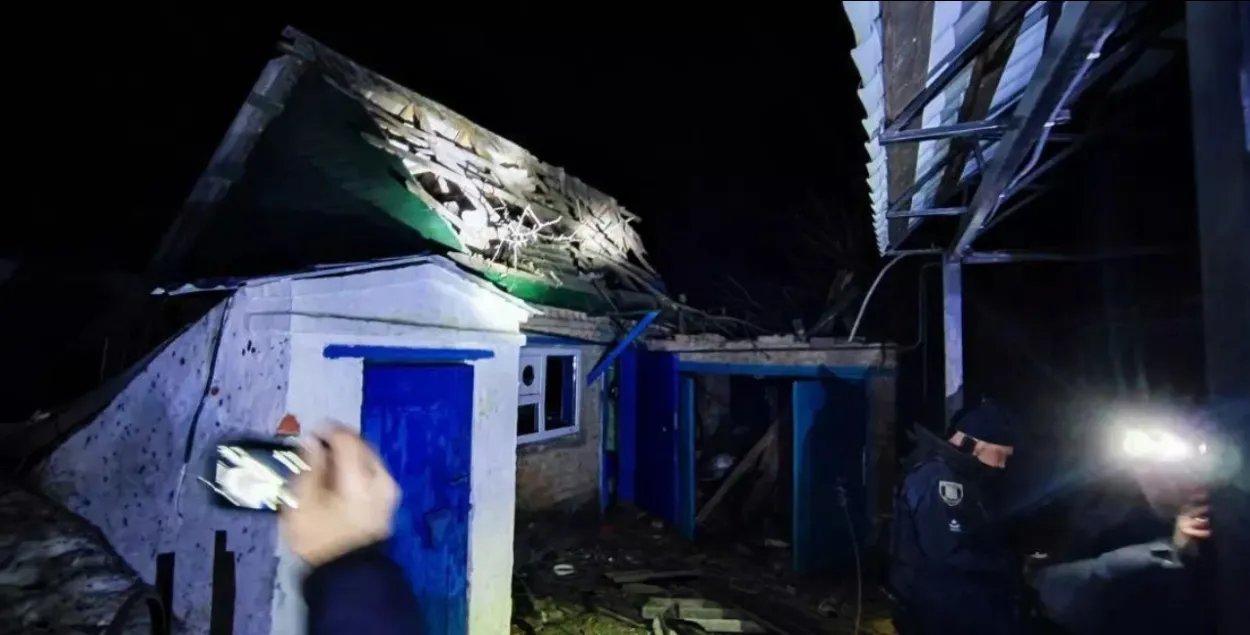 Последствия ракетного удара по городу Ворожба
