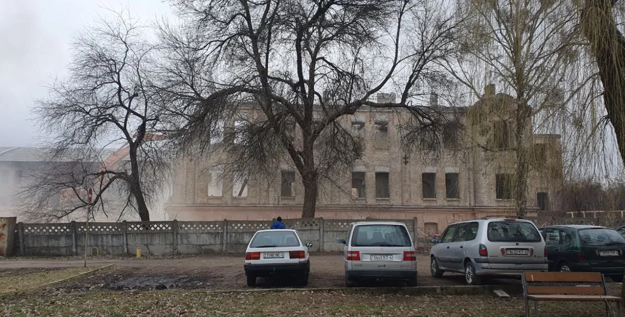 Руйнуюць гістарычную забудову Гродна
