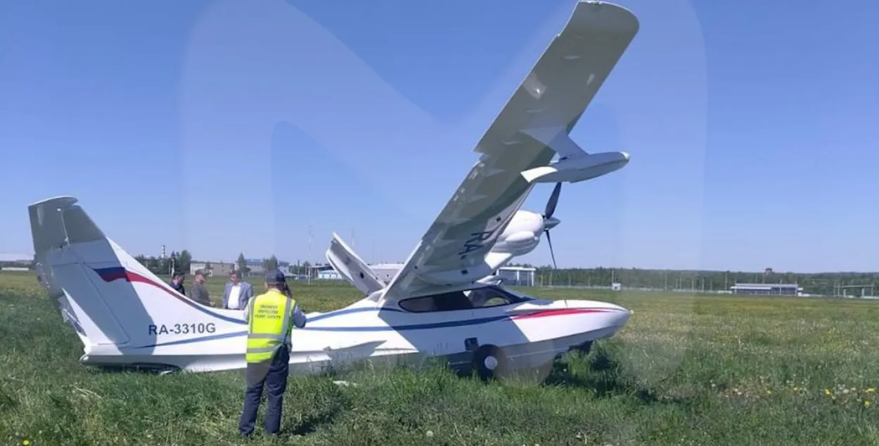 Беларускі самалёт у Калузе
