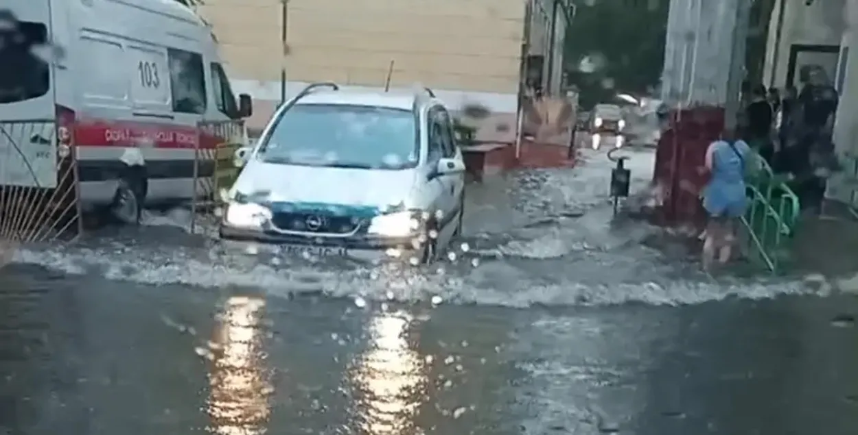 Пасля залевы ў Пінску
