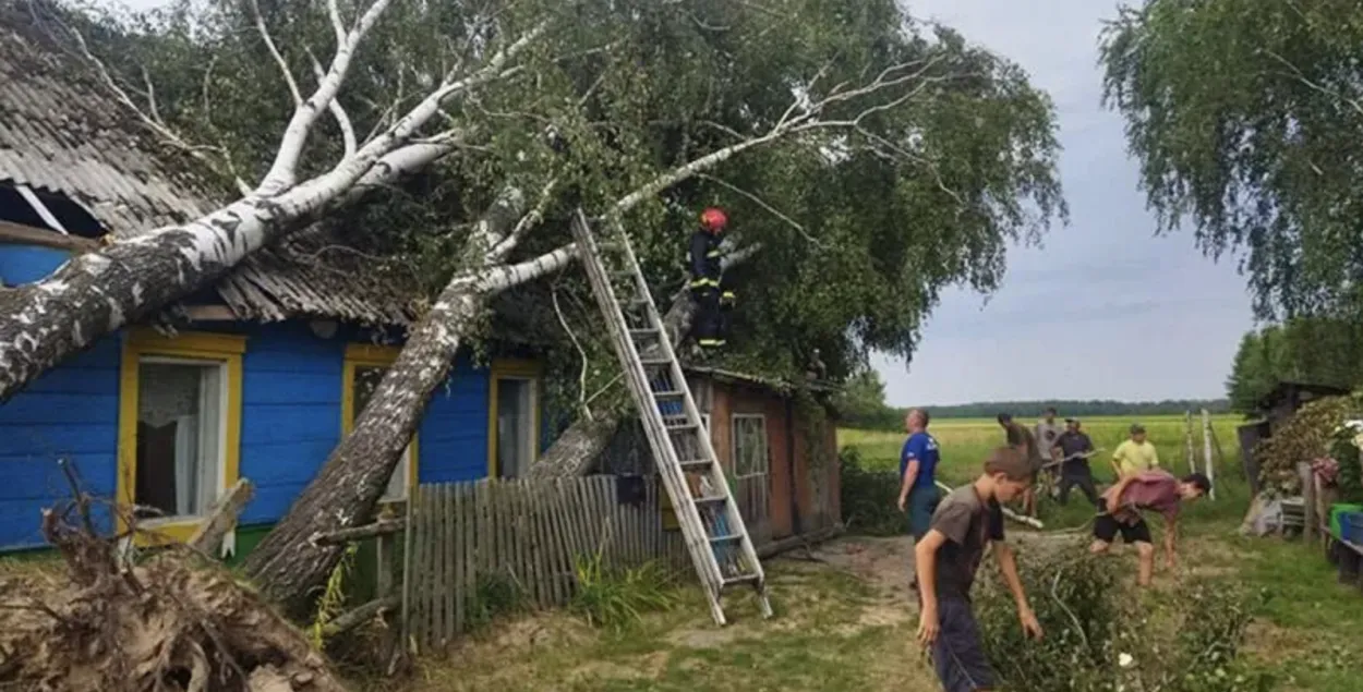 Наступствы непагадзі на Гомельшчыне
