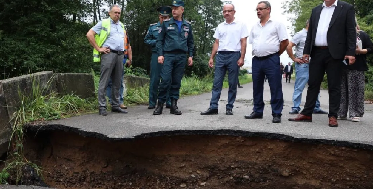 Стыхія нарабіла бяды на Гродзеншчыне
