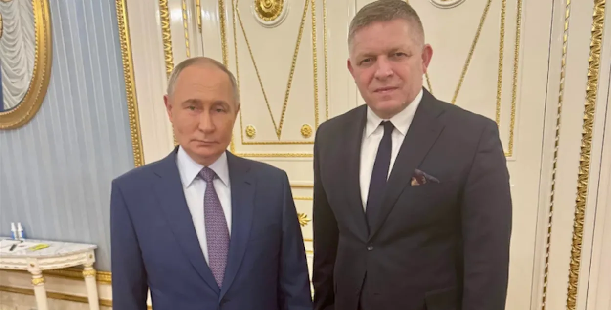 Владимир Путин и Роберт Фицо
