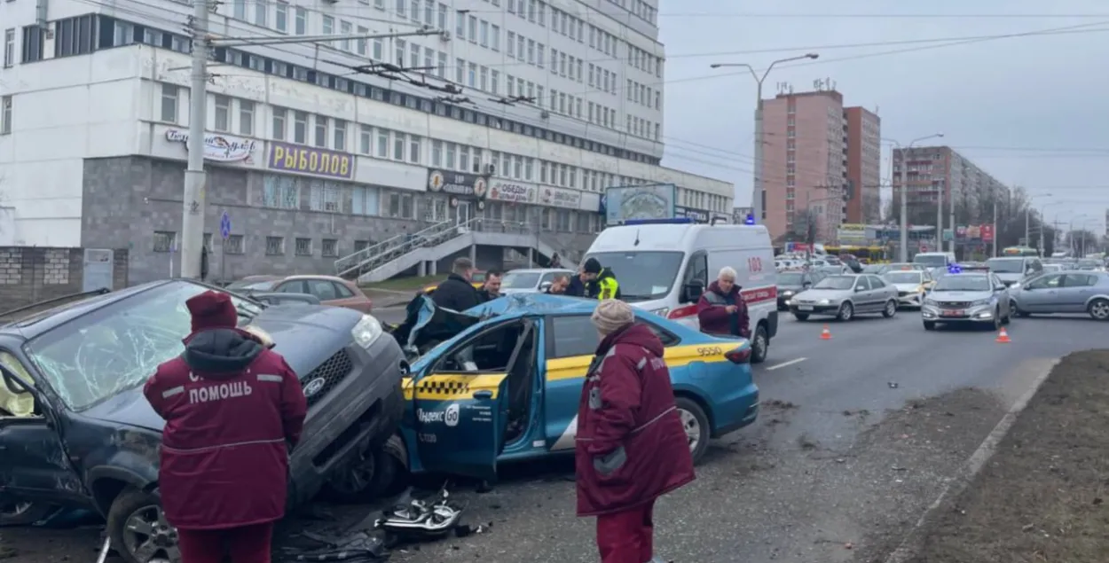Авария в Минске
