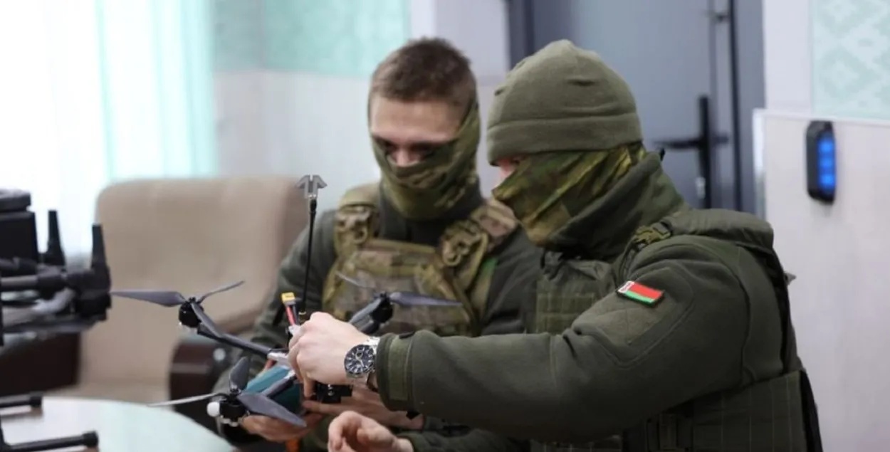 На занятиях в Военной академии
