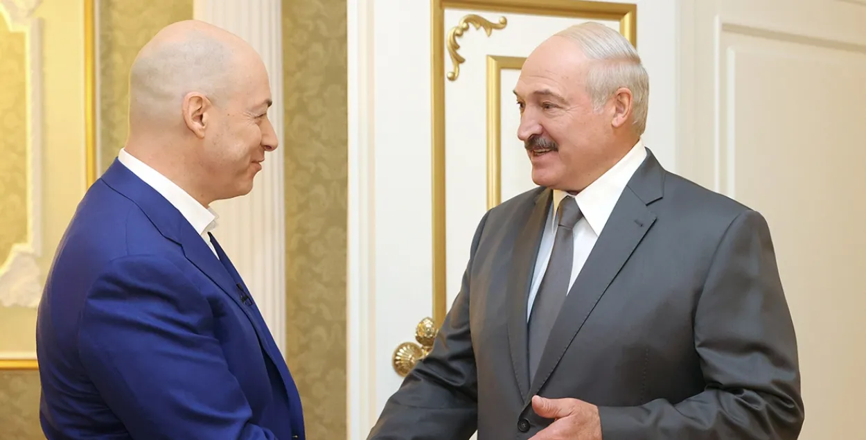 Дмитрий Гордон и Александр Лукашенко
