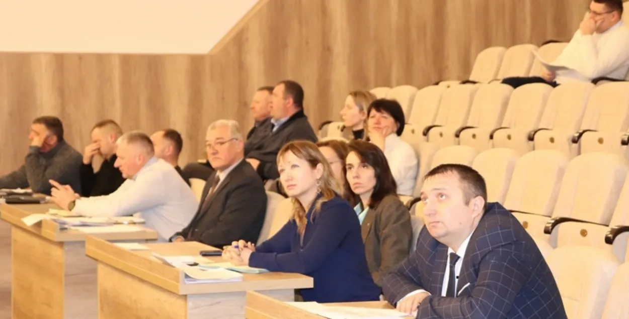 Нарада ў Лідскім райвыканкаме
