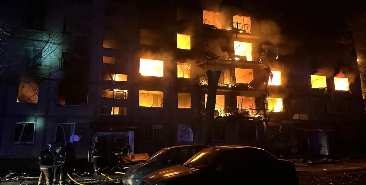Пожар в жилом доме
