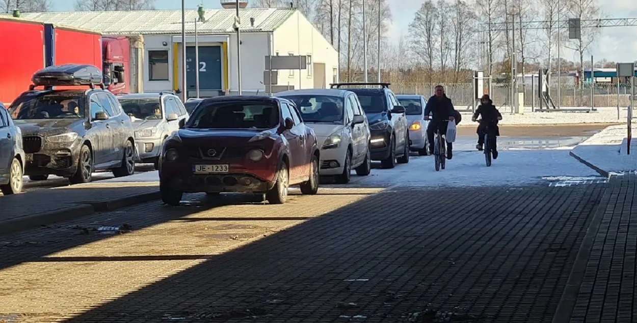 На латвийско-белорусской границе
