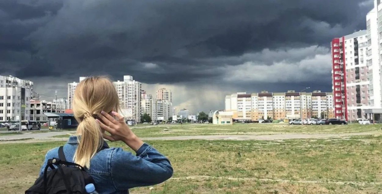 Гроза в Гомеле
