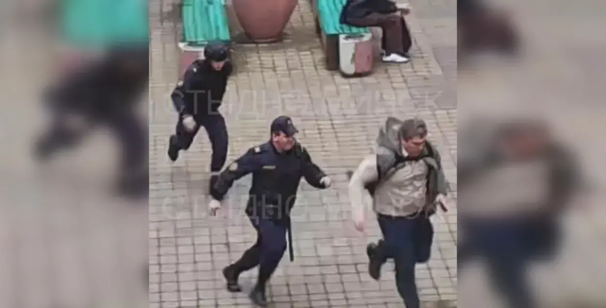 Погоня за преподавателем БНТУ

