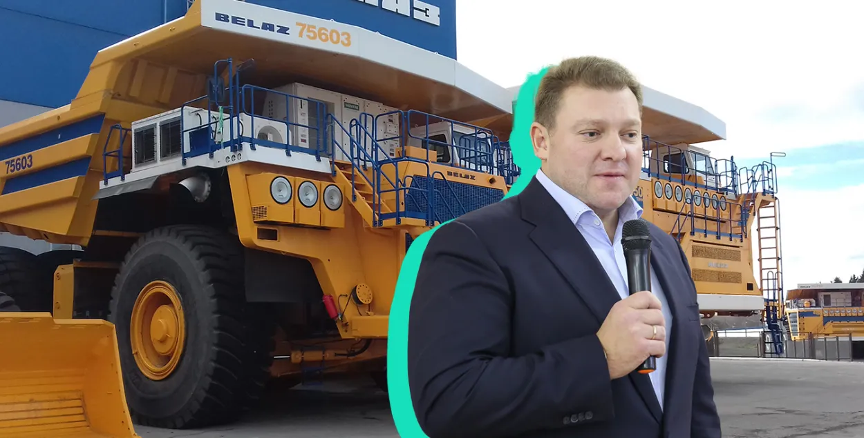 Средний сын Лукашенко зарабатывает на продаже "Белазов"
